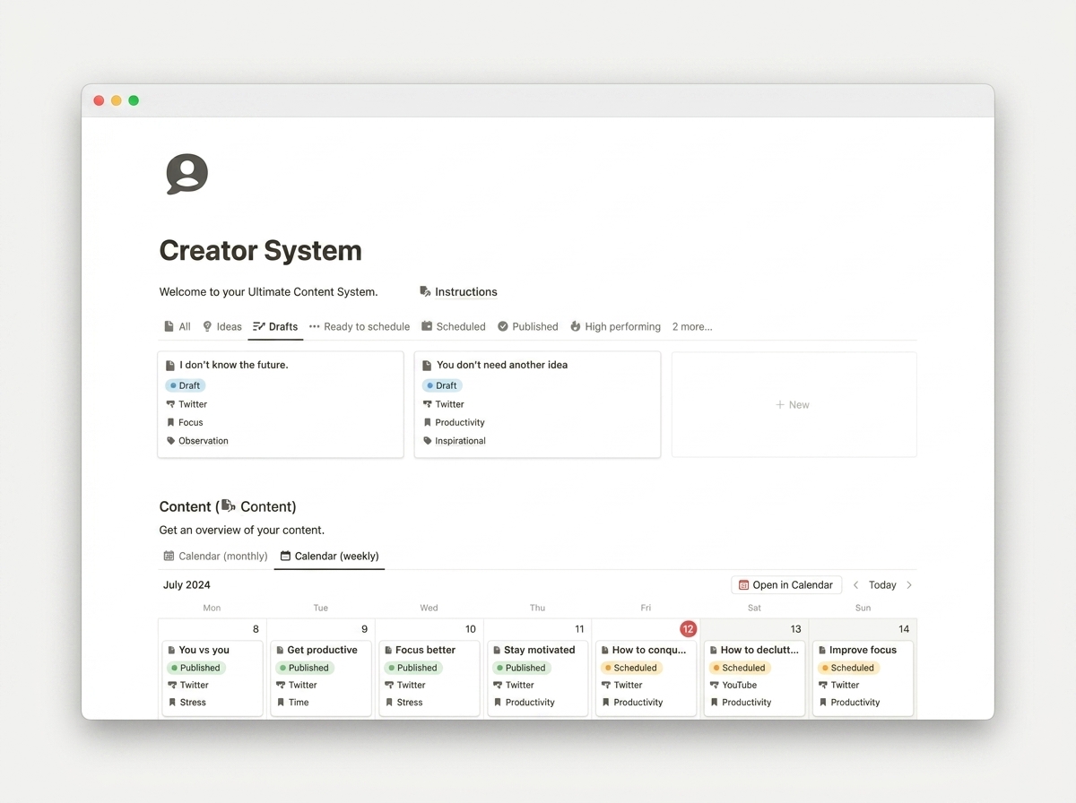 Content Creator Studio